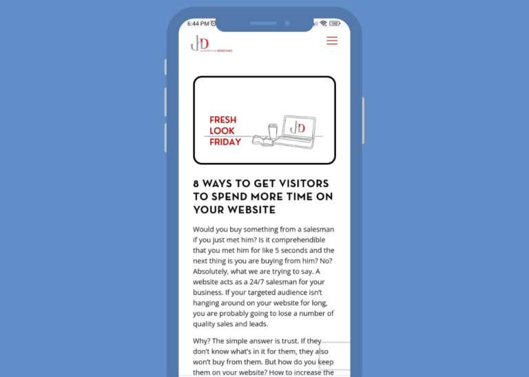 8 Ways to get visitors to spend more time on your website