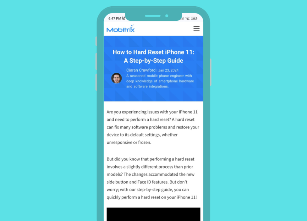 How to Hard Reset iPhone 11_ A Step-by-Step Guide